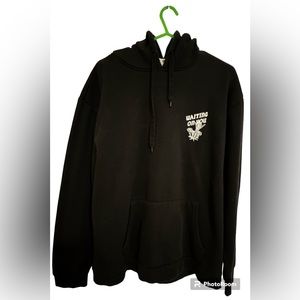 Waiting on you black hoodie size L
